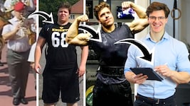 140 Kilo bei 1,82 m Körpergröße waren genug! Beniamino Grossrubatscher blies sich selbst den ...