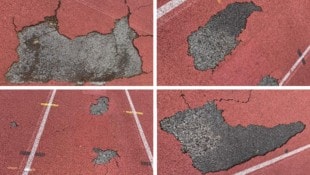 Die Löcher seien nicht nur optisch katastrophal, sondern auch gefährlich, kritisiert die FPÖ in ...