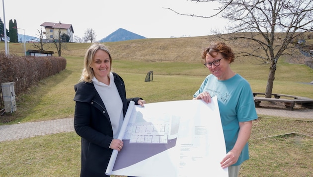 Die Pädagoginnen Claudia Winkler und Lydia Walkner (im Bild von links) freuen sich schon auf den ...