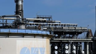 Die OMV-Raffinerie in Schwechat