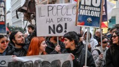 Das Justizreferendum hatte mit einer Niederlage für Meloni geendet, die Italiener hatten ...