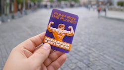 Wer so eine Karte findet, hat eine Eintrittskarte für das Climate Summit in der Hand.