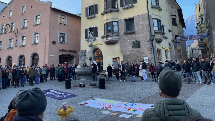 Sister Notburga Maringele invoked the equality of all people.