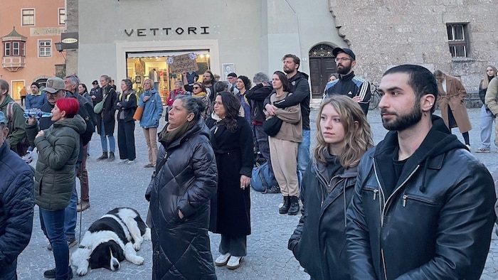 A wide variety of people gathered for the rally.