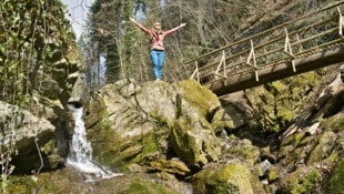 An Kraftplätzen mangelt es in der malerischen Rettenbachklamm nicht.