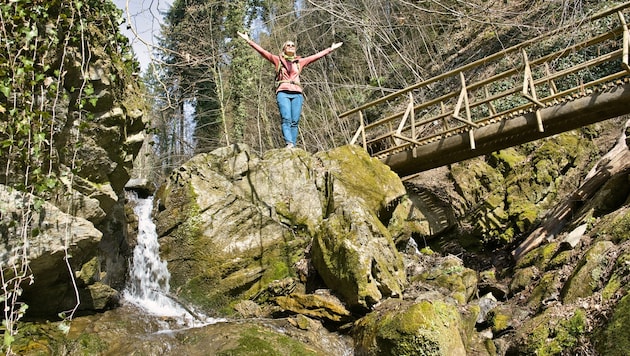 An Kraftplätzen mangelt es in der malerischen Rettenbachklamm nicht.