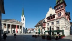 Der Marktplatz in Dornbirn.