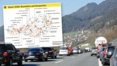Auf Österreichs Autobahnen und Transitrouten drohen rund um die Feiertage lange Staus und ...