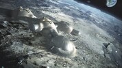 Derzeit noch eine Skizze, bald Realität: Die NASA plant den Bau einer bemannten Mondstation. In ...