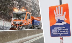 Auf die Räumdienste im Tal wartet viel Arbeit. Auf den Bergen steigt die Lawinengefahr. 