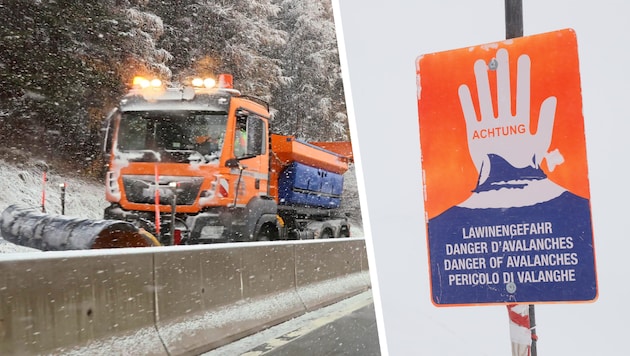 Auf die Räumdienste im Tal wartet viel Arbeit. Auf den Bergen steigt die Lawinengefahr.
