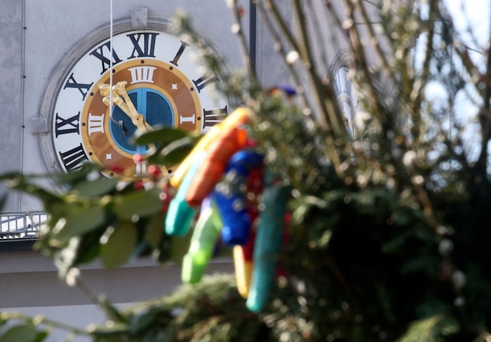 Viel Grün mit buntem Schmuck: Am Sonntag werden in ganz Salzburg wieder Palmbuschen zur Weihe ...