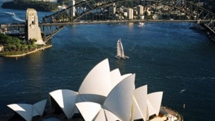 Das berühmte Opernhaus in Sydney.