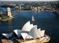 Das berühmte Opernhaus in Sydney.
