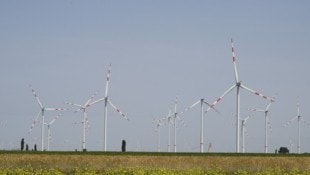 Alleine auf der Parndorfer Platte stehen mehr als 200 Windräder. 