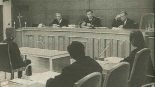 Ein Prozessfoto aus dem Jahre 1998 aus dem „Krone“-Archiv.