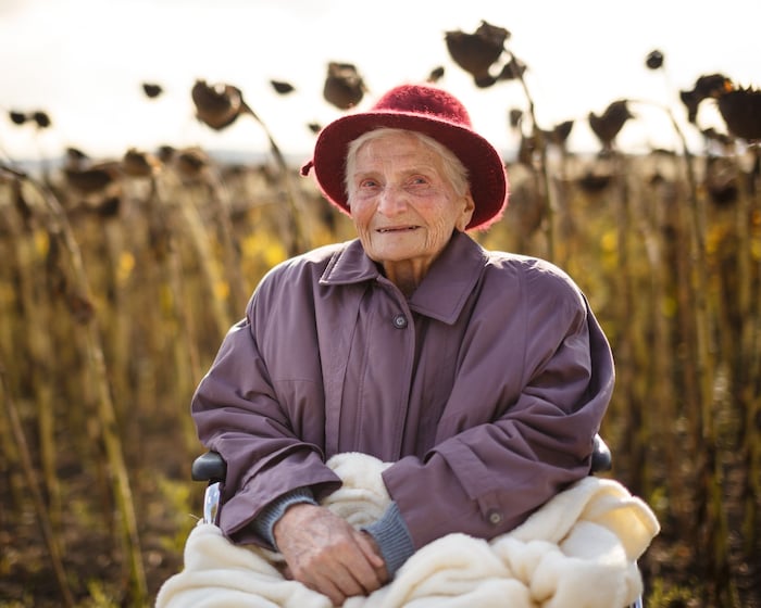 Manche „Models“ waren beim Shooting schon über 90 Jahre alt und sind mittlerweile nicht mehr am ...