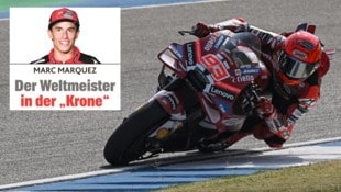 Krone KREATIV/AFP or licensors Im Vorjahr startete Marc Marquez aus der Pole, stürzte im Rennen. Insgesamt feierte er in Austin ...