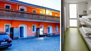 In dem orangefarbenen Haus befindet sich die Wucher-Wohnung. Sie ist gleich groß wie eine ...