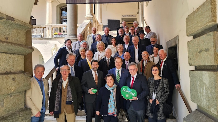 Natürlich wurden das Landhaus und der Wappensaal besichtigt.
