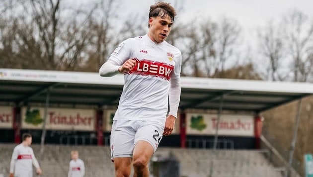 Der Auer Christopher Olivier spielt seit fast vier Jahren beim VfB Stuttgart.