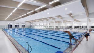 So könnte ein modernes Hallenbad im Flachgau ausschauen.