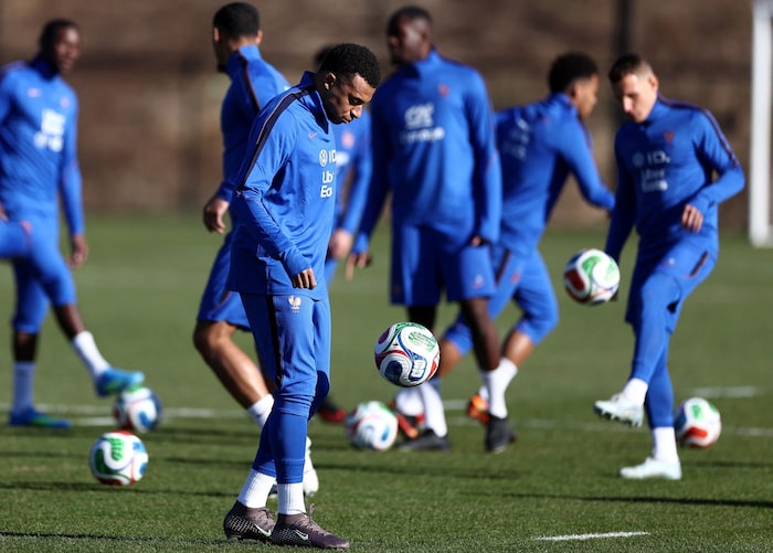 Heute ist Mbappé mit Frankreich gegen Brasilien im Einsatz.