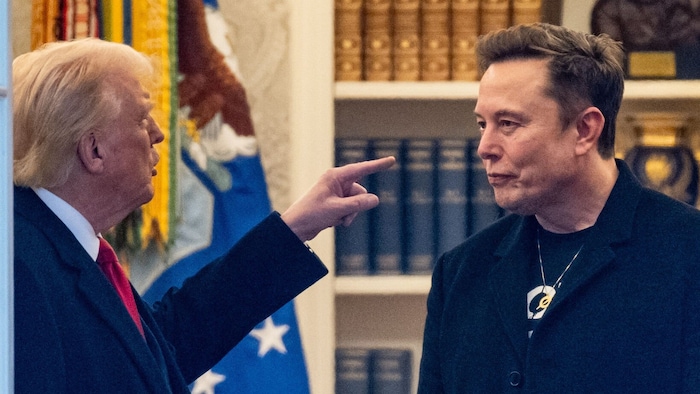 Trump und Musk im Oval Office