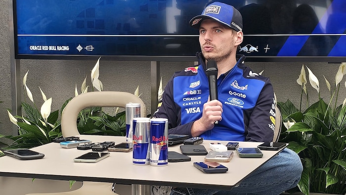 Max Verstappen warf Giles Richards aus der Medienrunde.