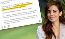 Collien Fernandes machte auf Instagram Morddrohungen öffentlich. Den Besuch einer Demonstration ...