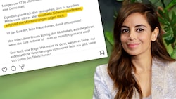 Collien Fernandes machte auf Instagram Morddrohungen öffentlich. Den Besuch einer Demonstration ...