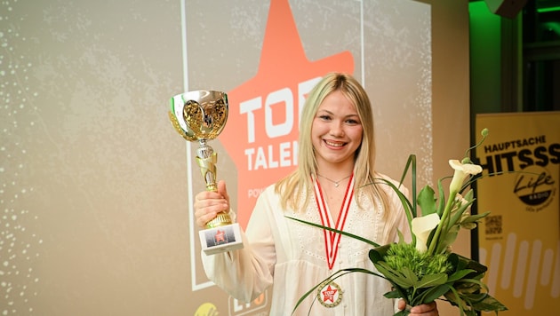 Die 16-jährige Judoka Selina Wögerer war die strahlende Siegerin der TopTalent-Wahl.