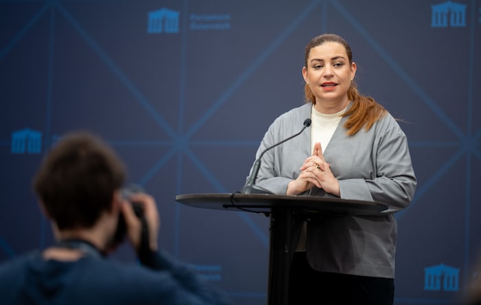 Nina Tomaselli, Fraktionsführerin der Grünen im Pilancek-U-Ausschuss