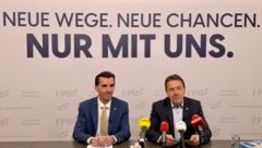 Klubobmann Josef Ofner und Parteichef Erwin Angerer sind motiviert.