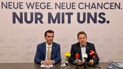 Klubobmann Josef Ofner und Parteichef Erwin Angerer sind motiviert.