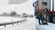 Auch auf der B181 Achenseestraße blieben immer wieder Fahrzeuge hängen.