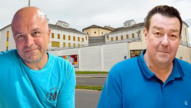 Fuchs (li.) und Zaruba lernten sich in der Justizanstalt Karlau kennen. Der Beamte hinterließ ...