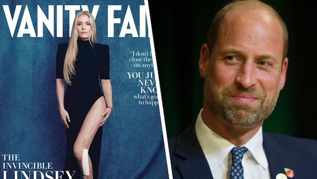 Lindsey Vonn zeigt sich nach ihrem Horror-Sturz am Cover der „Vanity Fair“ und verrät, mit wem ...