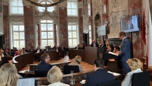 Markus Stotter, Bundesrats-Präsident und Oberlienzer Bürgermeister, war zu Gast im Landtag.