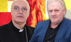 Diözesanbischof Ägidius Zsifkovics (links) und Johannes Stipsits