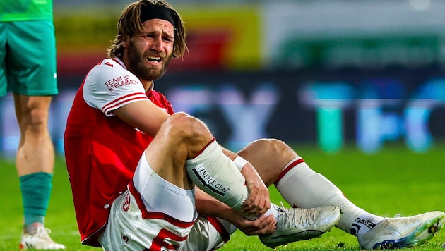 Daniel Maderner humpelte im Test gegen Kapfenberg verletzt vom Feld – der GAK hofft auf eine ...
