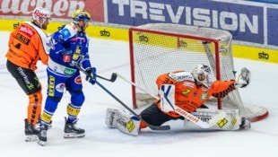 Goalie Maxime Lagace ist schon die ganze Saison über eine echte Bank im Tor der 99ers.