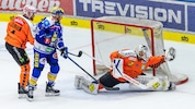 Goalie Maxime Lagace ist schon die ganze Saison über eine echte Bank im Tor der 99ers.
