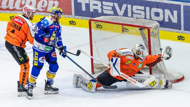 Goalie Maxime Lagace ist schon die ganze Saison über eine echte Bank im Tor der 99ers.