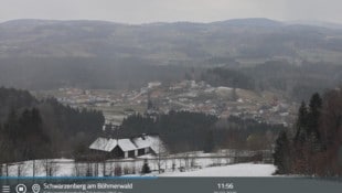 Im Böhmerwald hat der Winter noch einmal ein Lebenszeichen gegeben
