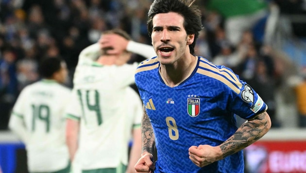 Sandro Tonali scored the 1-0 goal