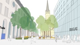 Auf Anregung der Evangelischen Pfarrgemeinde hübscht man den Platz auf. 2024 gewann das Büro 3:0 ...