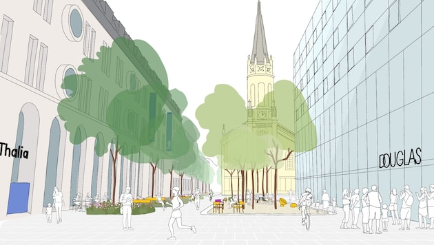 Auf Anregung der Evangelischen Pfarrgemeinde hübscht man den Platz auf. 2024 gewann das Büro 3:0 ...