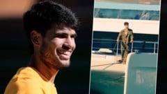 Carlos Alcaraz und sein neues „Spielzeug“ – eine Luxus-Yacht.