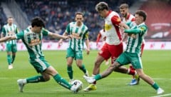 Alajbegovic (in weiß) verlässt Salzburg im Sommer.